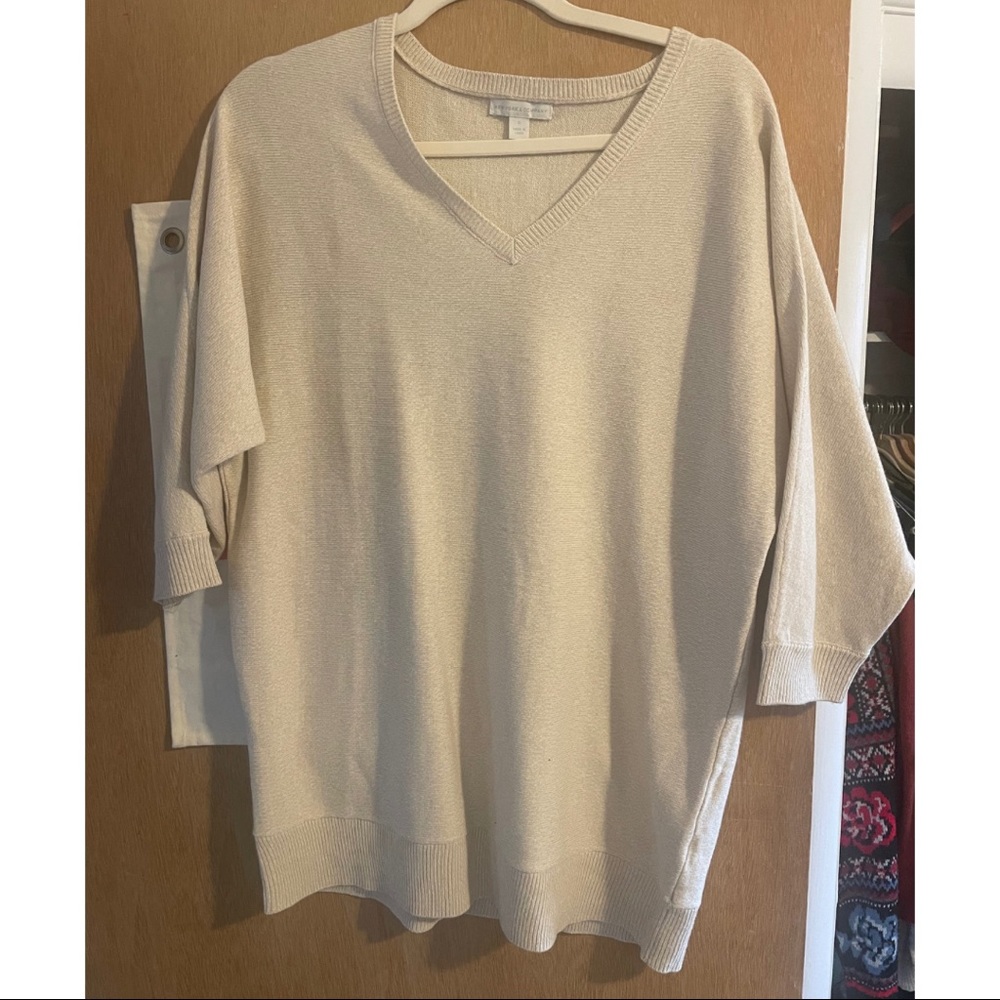 V-Neck 3/4 Sleeve Sweater